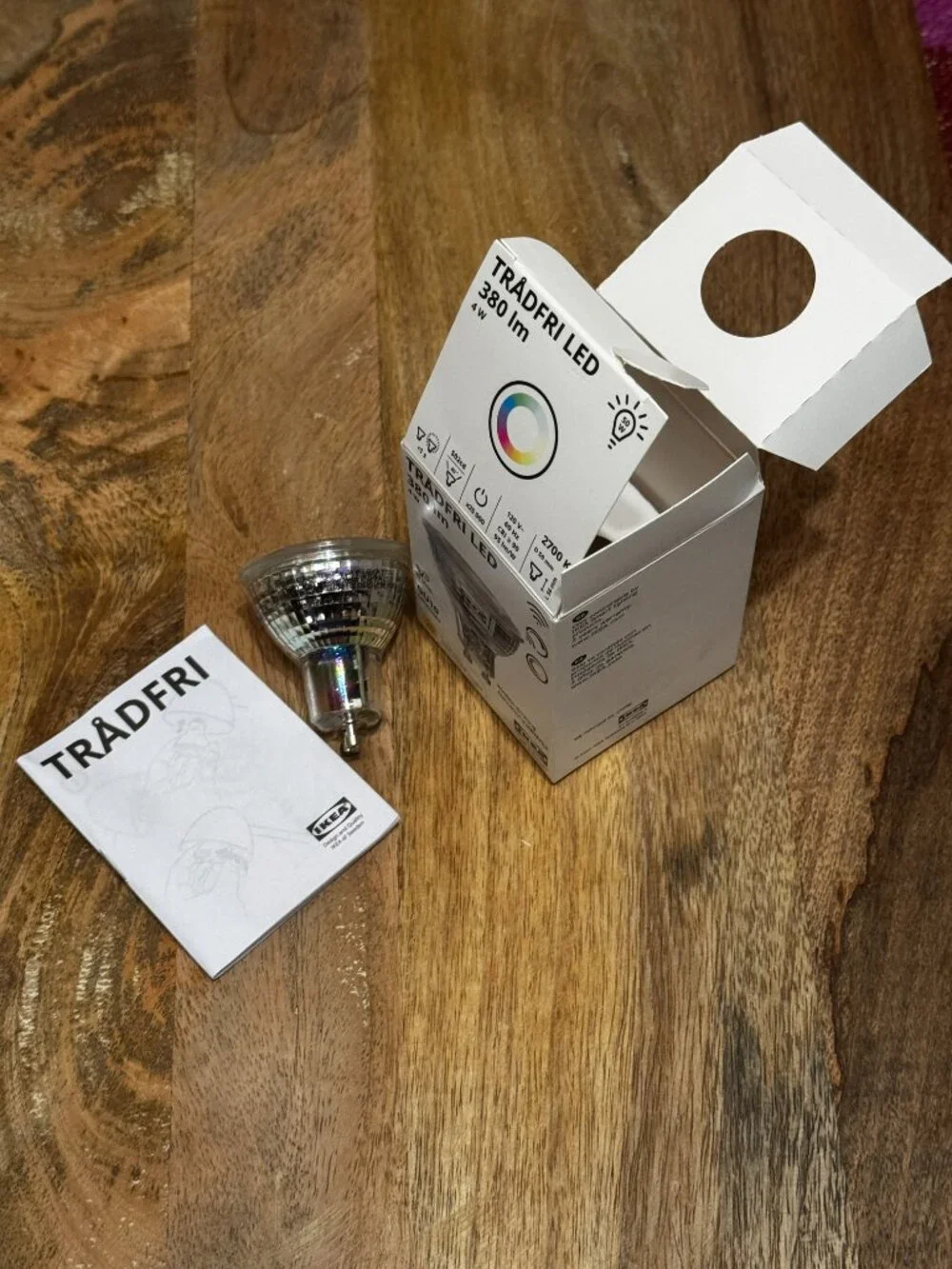 IKEA TRÅDFRI LED Bulb GU10 380 Lumen, Dimmable, Color White Spectrum 005.474.82